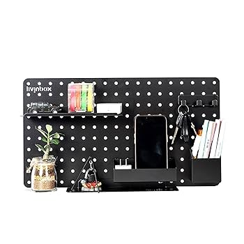 Amazon.co.jp: livinbox 卓上パンチングボード 有孔ボード
